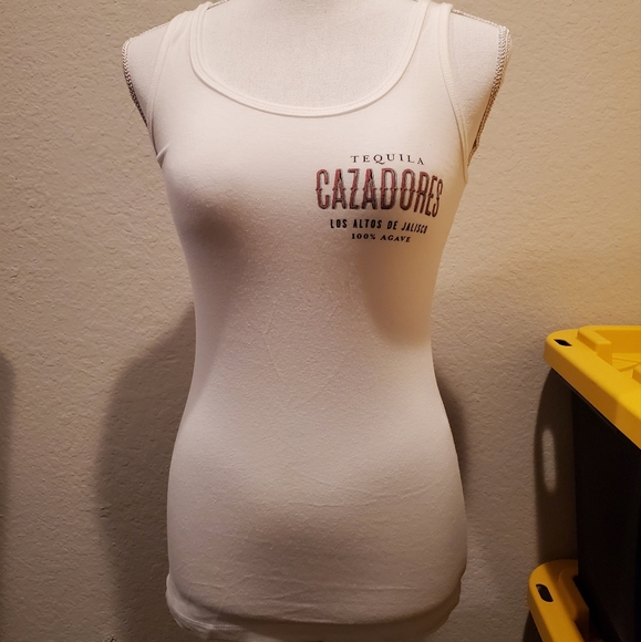 Cazadores Tequila Woman's White Tank - Picture 6 of 7